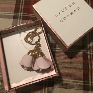 LC Lauren Conrad Blush Pink Rose Purse Charm